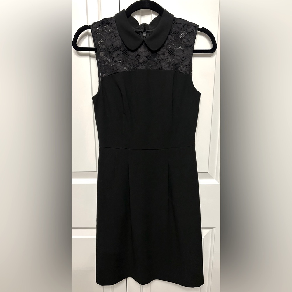 RW&CO. Peter Pan Lace Fit and Flare Dress